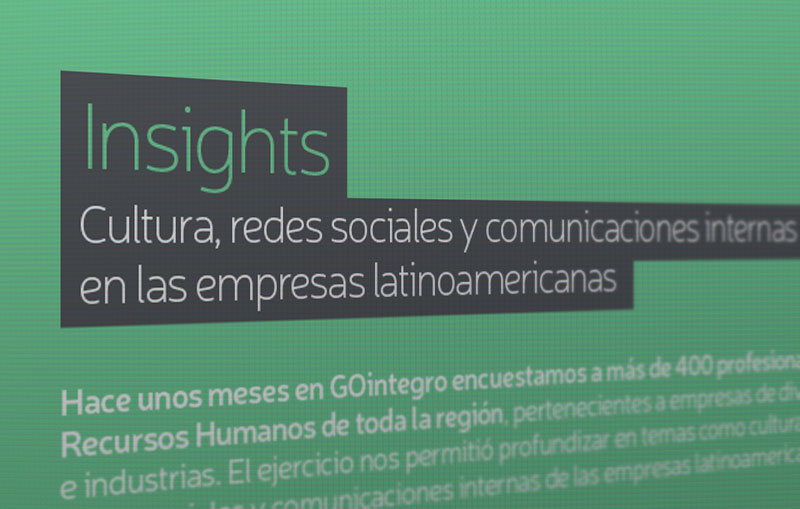 Insights: Cultura, Redes Sociales y Comunicaciones Internas en las empresas latinoamericanas